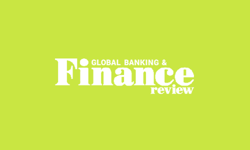 Global Banking & Finance Review Logo - Yellow Green