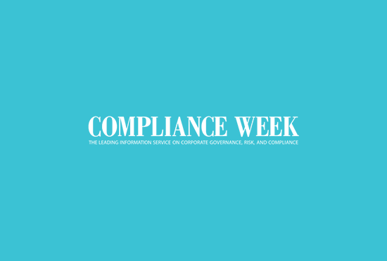 Compliance Week Logo - Shakespeare